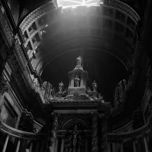 Damaged St Paul's Cathedral Print Damaged St Paul's Cathedral Print