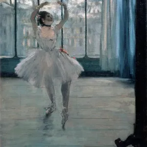 Dancer at the Photographer, 1875. Artist: Edgar Degas