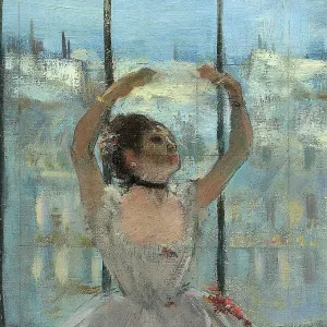 Dancer at the Photographers Studio, by Edgar Degas, 1875, 19th Century, oil on canvas, cm 65 x 50
