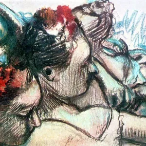 Dancers Heads, 1899. Artist: Edgar Degas