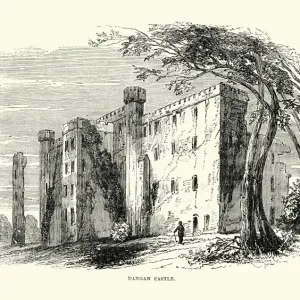 Vintage Print of Ruined Dangan Castle, Co Meath Vintage Print of Ruined Dangan Castle, Co Meath
