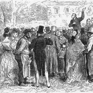 Daniel O'Connell Speaking, Fine Art Storehouse Print (1840)