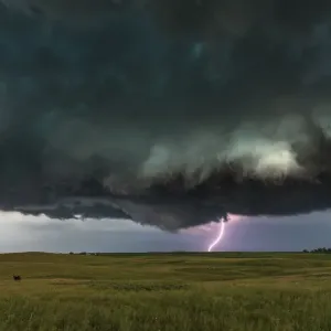 Dark Wall Cloud Print, North Dakota Dark Wall Cloud Print, North Dakota