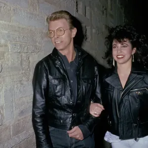 David Bowie And Melissa Hurley During Opening of Hurlyburly David Bowie And Melissa Hurley During Opening of Hurlyburly