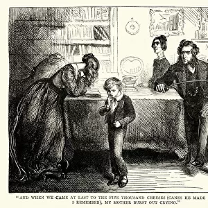 David Copperfield by Charles Dickens, my mother burst out crying