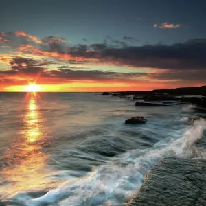 Dawn Airbow Point Fife East Scotland Dawn Airbow Point Fife East Scotland