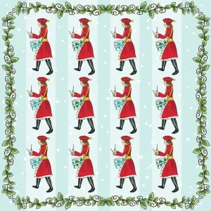 12 Drummers Drumming Print - The Twelve Days of Christmas Series 12 Drummers Drumming Print - The Twelve Days of Christmas Series