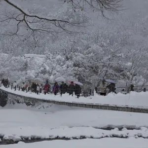 Deai Bridge at Shirakawa-go