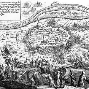 Defeat of the Ottoman Empire in Vienna in 1683: Shelling of the city by the Ottomans