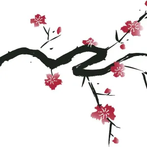 Delicate Cherry Blossom Print Delicate Cherry Blossom Print