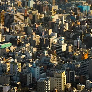 density of buildings in Tokyo