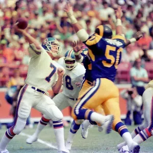 Denver Broncos QB John Elway Game Action Denver Broncos QB John Elway Game Action