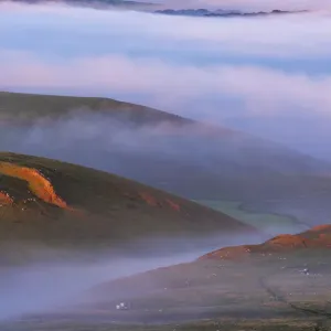 Derbyshire sunrise, English Peak District Derbyshire sunrise, English Peak District