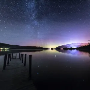 Derwent Water Aurora Borealis, Lake District