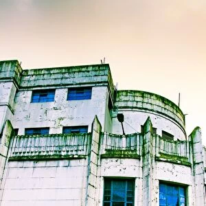 Deserted Art Deco building