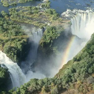 Devils Cataract and Main Falls - Aerial View