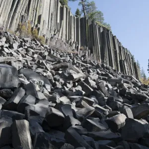 Devils Postpile National Monument, Mammoth Mountain, Mammoth Lakes, California, USA Devils Postpile National Monument, Mammoth Mountain, Mammoth Lakes, California, USA