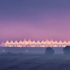 Denver International Airport Dawn Print Denver International Airport Dawn Print