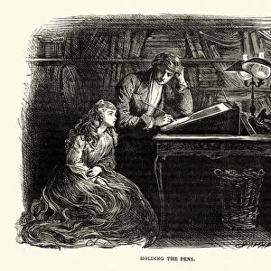 Dickens, David Copperfield, Holding the pens