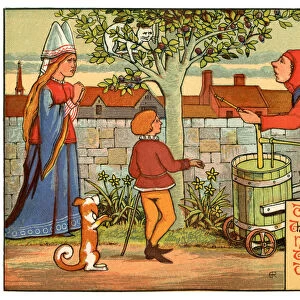 Diddlety dittlety dumpty, the cat ran up the plum tree - Victorian nursery rhyme