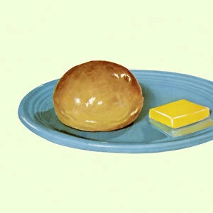 Dinner Roll and Butter