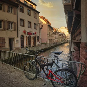 District of Freiburg Little Venice Europe. Germany