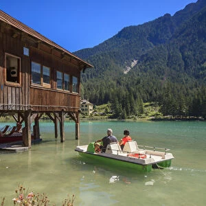 Dobbiaco lake, Dolomites
