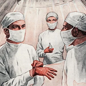 Three Doctors in Surgery