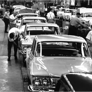 Dodge Cars Coming Off Assembly Line in Detroit Dodge Cars Coming Off Assembly Line in Detroit