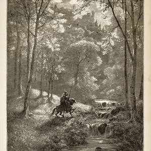 Don Quixote engraving