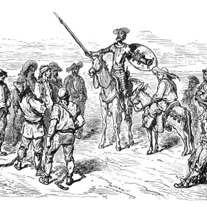 Don Quixote engraving