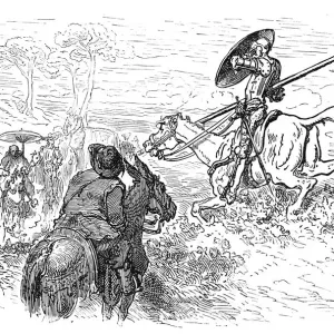 Don Quixote engraving