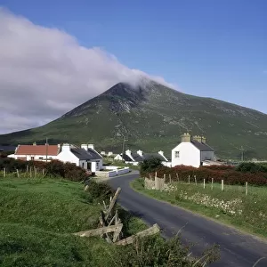 Doogort, Slievemore Mountain, Achill Island, County Mayo, Ireland