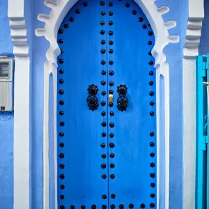 Chefchaouen Blue Door Print Chefchaouen Blue Door Print
