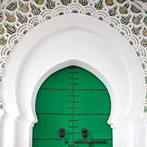 Door of Mezquita de la Kasbah, Tangier