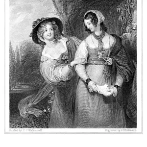 Famous Writers Framed Print Collection: Jane Austen (1775-1817)