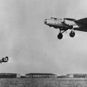 Dornier DO-17 planes taking off Dornier DO-17 planes taking off