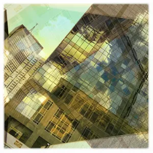 Dallas Texas Double Exposure Abstract Architecture Print Dallas Texas Double Exposure Abstract Architecture Print