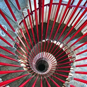 Double helix staircase in Ljubljana castle
