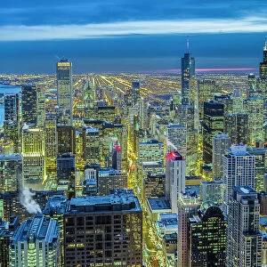 Downtown Chicago skyline