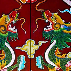 Dragon door in Hoi An, Vietnam