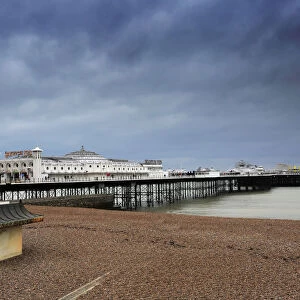 Dramatic skies over the Brighton Palace Pier