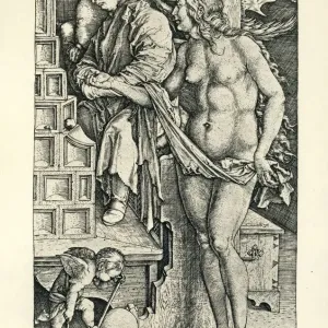 Albrecht Durer's Print of Saint Eustace, 16th century engraving