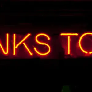 Vibrant Neon Art Print on Black Background Vibrant Neon Art Print on Black Background