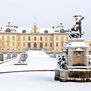 Drottningholm Palace (Sweden) in winter