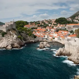 Dubrovnik Castle and Old Harbour Print Dubrovnik Castle and Old Harbour Print