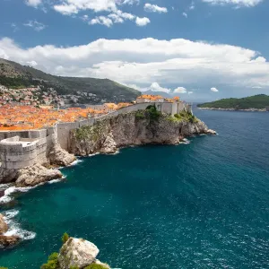 Dubrovnik Defensive Wall Print Dubrovnik Defensive Wall Print