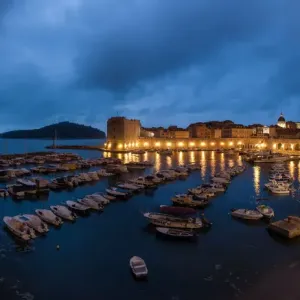 Dubrovnik Harbor, Croatia Dubrovnik Harbor, Croatia