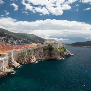 Dubrovnik Old Town Print - Illuminated Cityscape after Rain Dubrovnik Old Town Print - Illuminated Cityscape after Rain