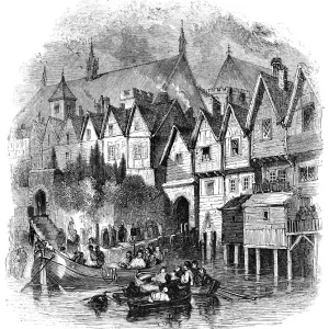 The Dukes Arrive at the Palace Print